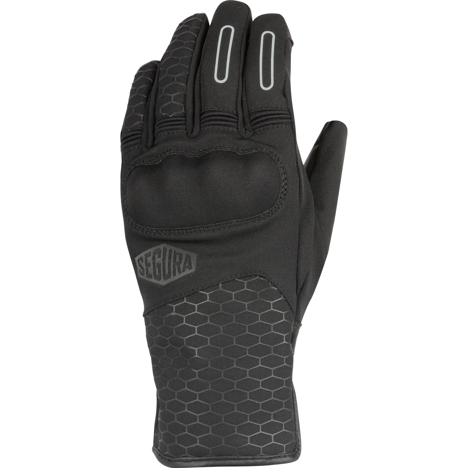 Segura Rebel Nacho guanti moto pelle nero grigio touch