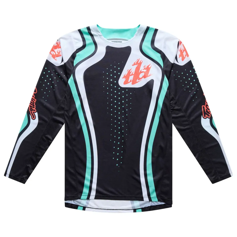 Troy Lee Designs GP Pro maglia moto nera teal