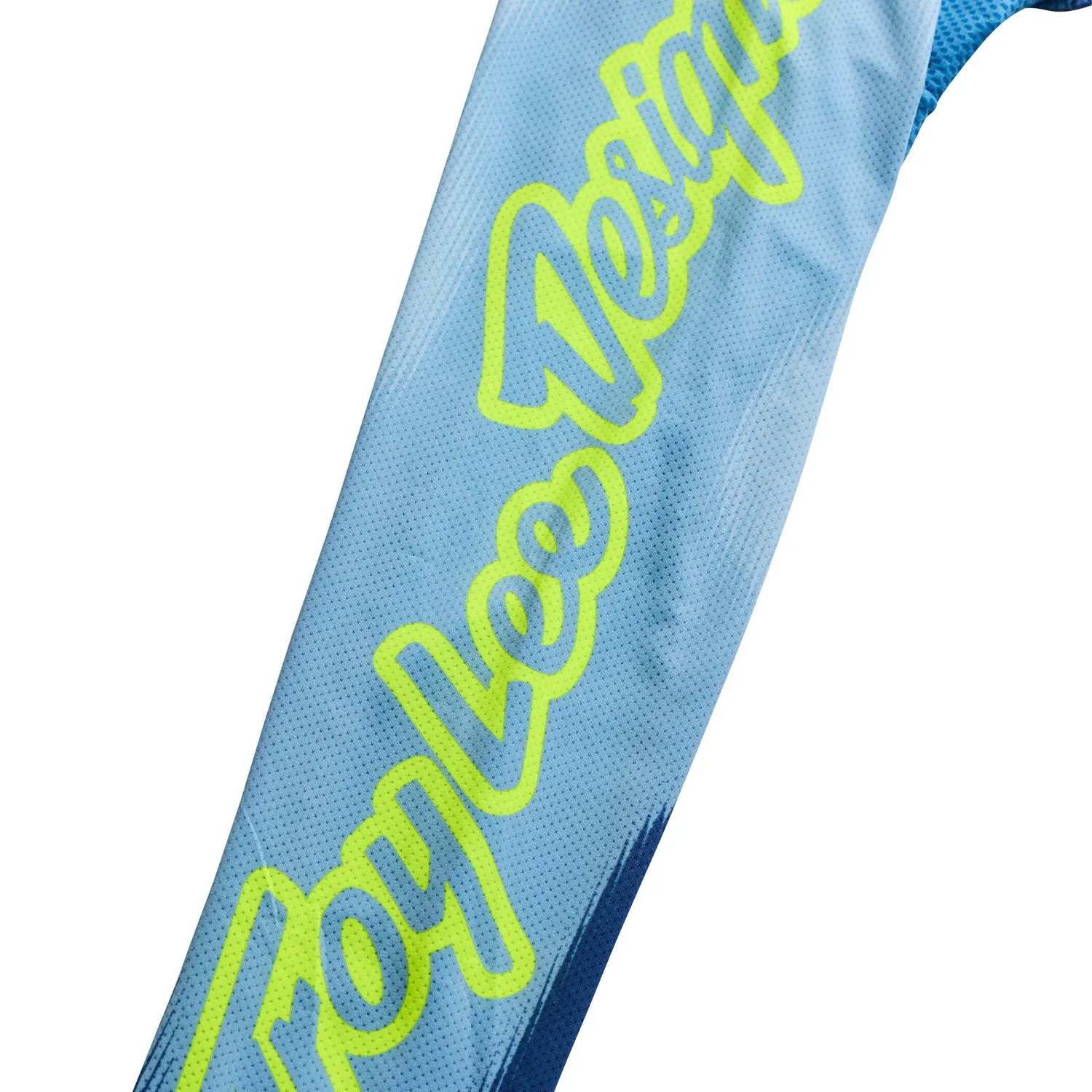Troy Lee Designs SE Pro Illusion Maglia Slate Flo Yellow