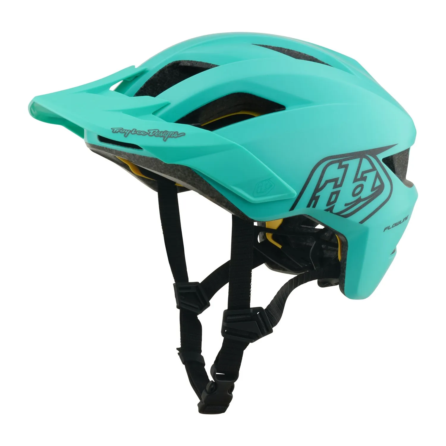 Troy Lee Designs Flowline casco bici bambino charcoal teal