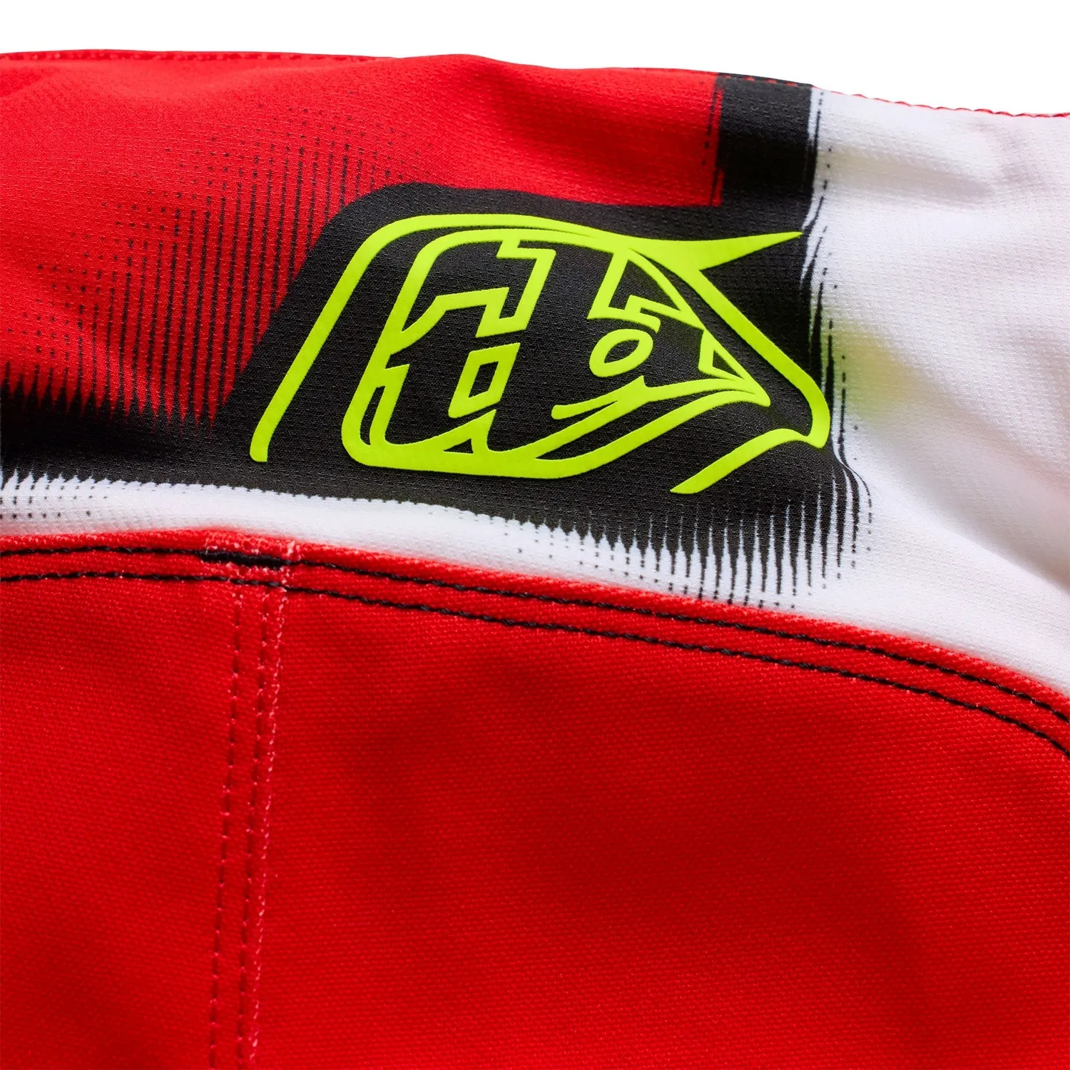 Troy Lee Designs SE Pro pantaloni moto ragazzo rosso nero