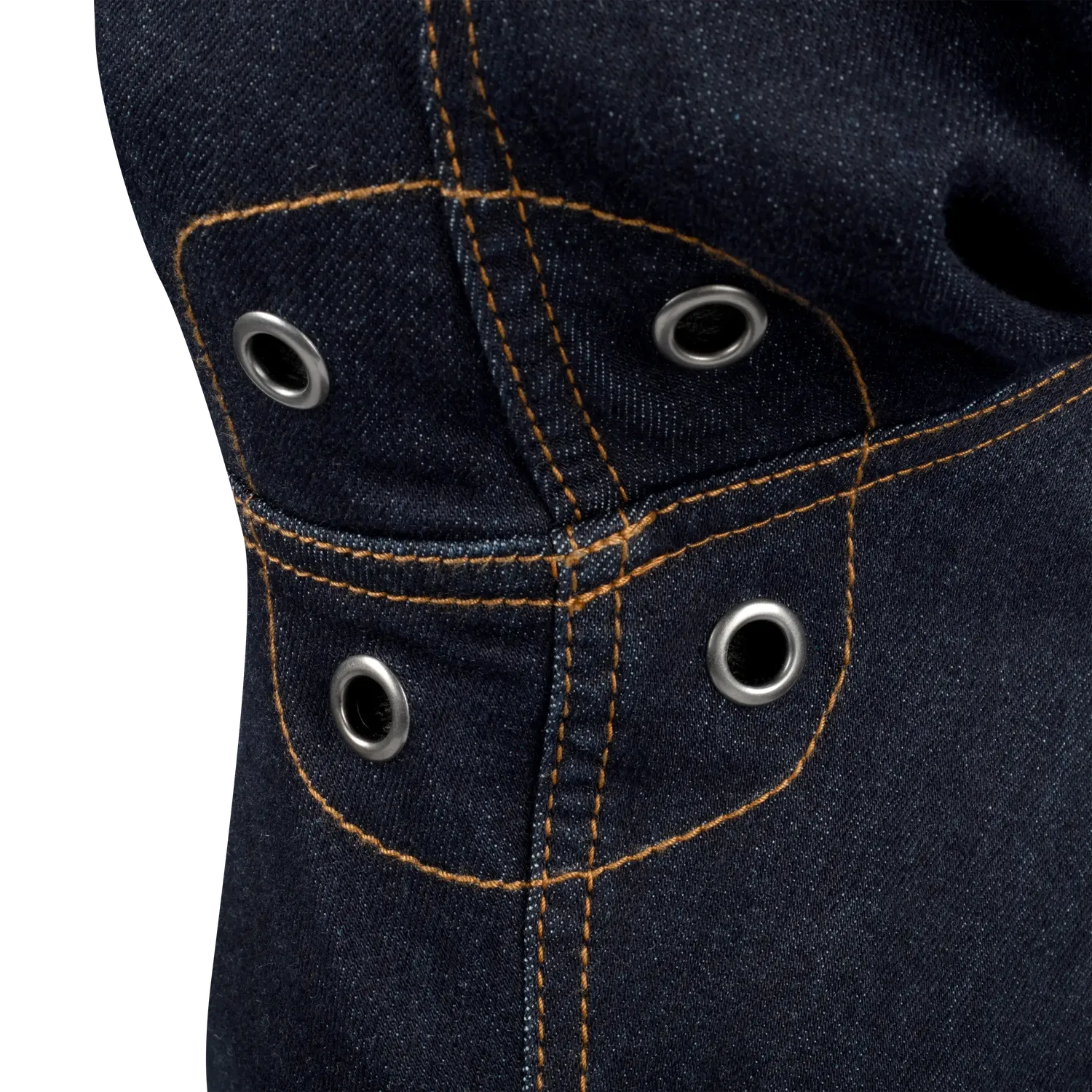 Segura Luthor Giacca Moto Uomo Blu Denim Stretch