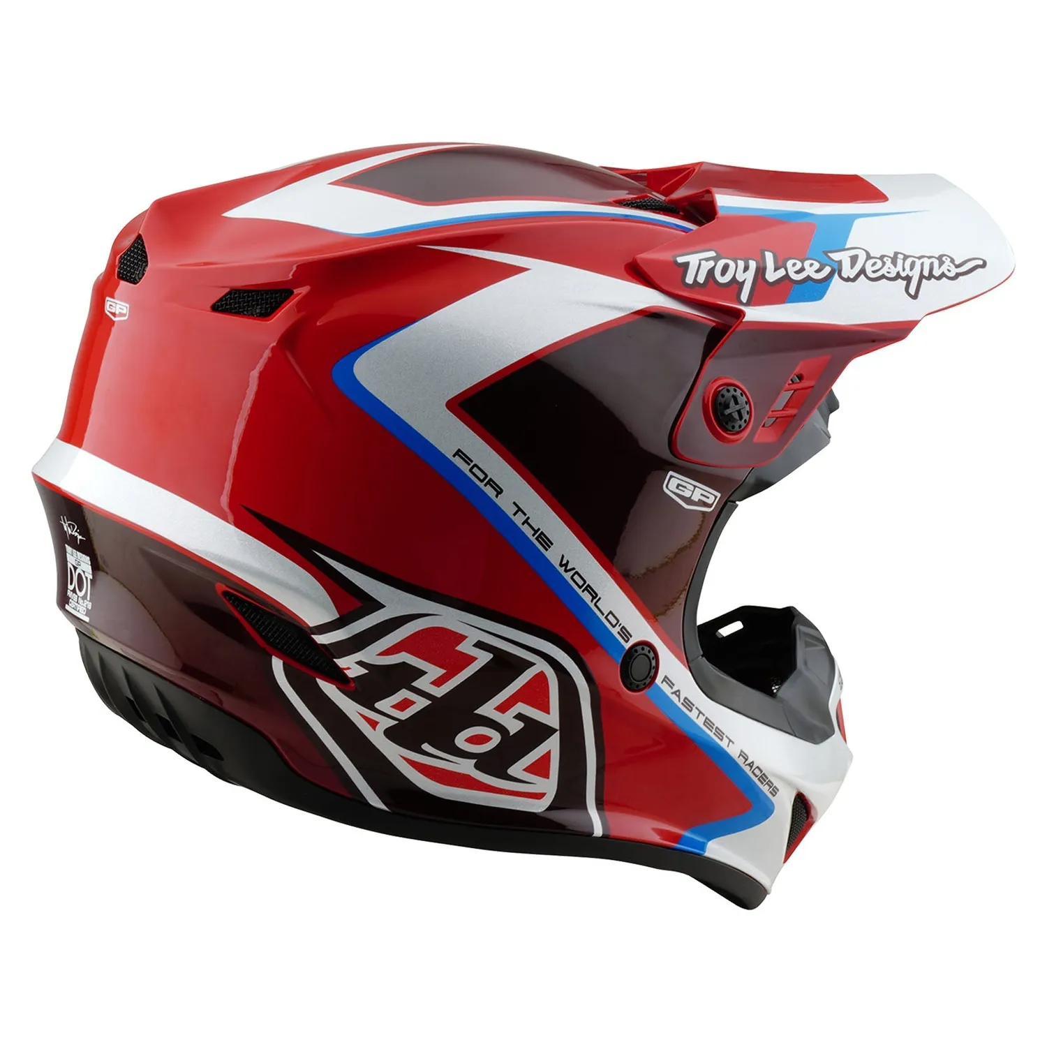 Troy Lee Designs GP Shutter casco cross bambino Red