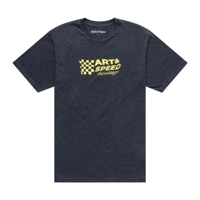 Troy Lee Designs Finish Line t-shirt nera manica corta uomo