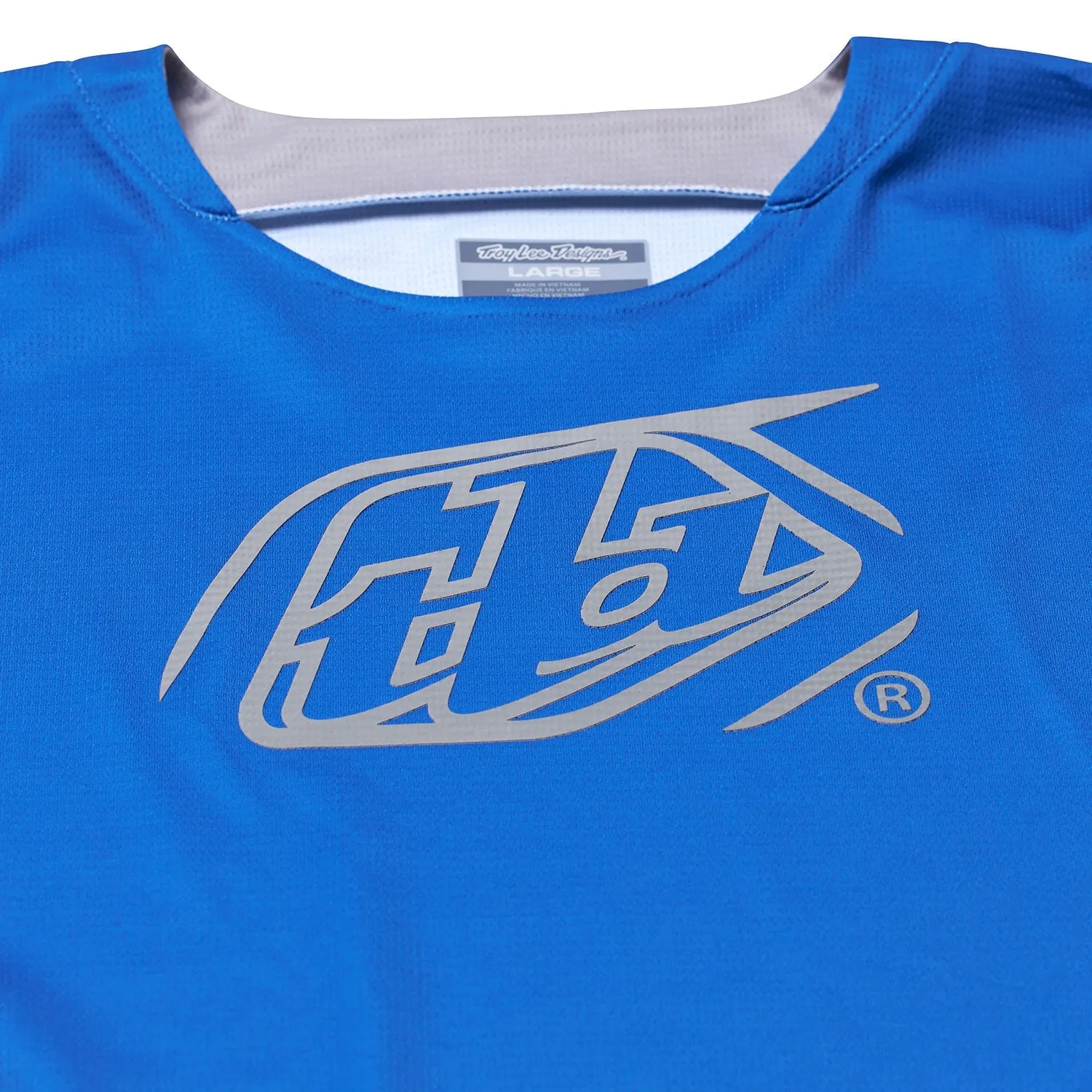Troy Lee Designs GP Pro Maglia moto blu argento uomo