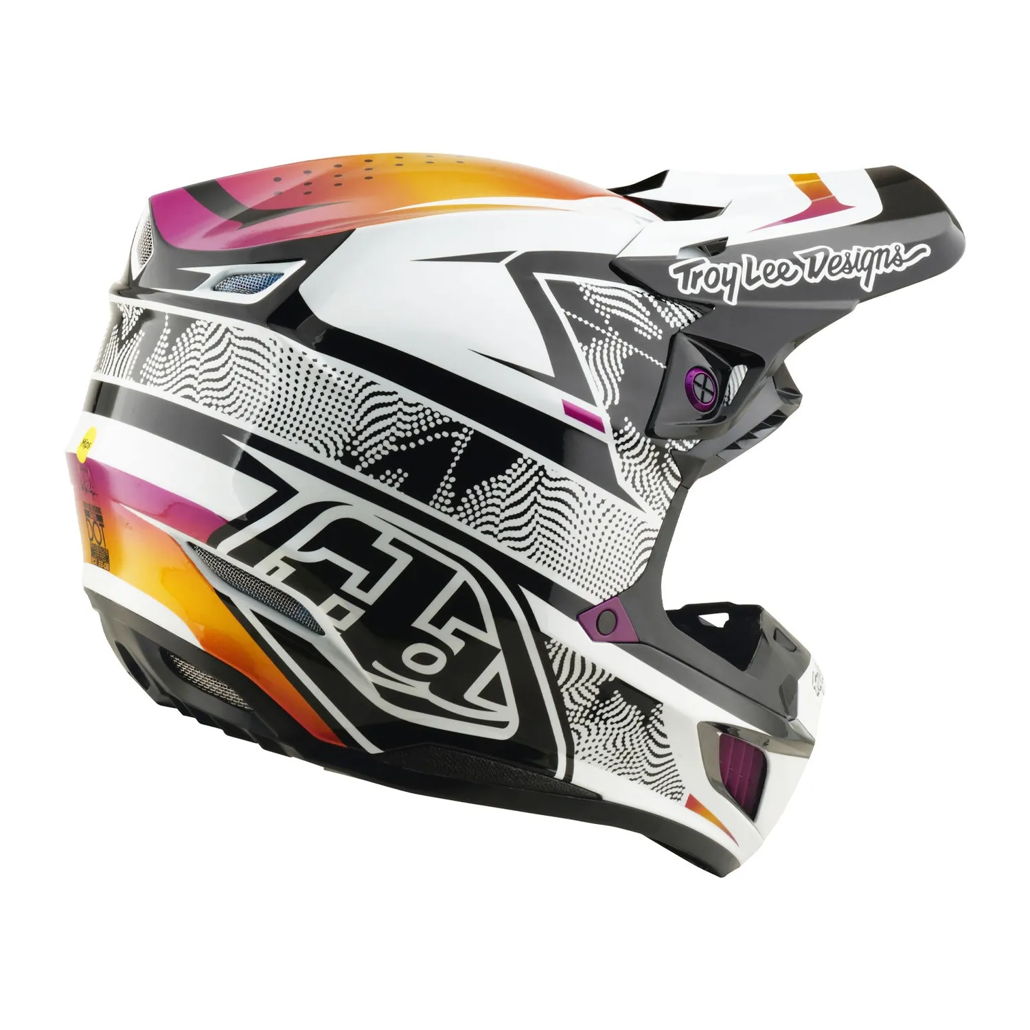Troy Lee Designs SE5 Composite MIPS casco moto nero protettivo