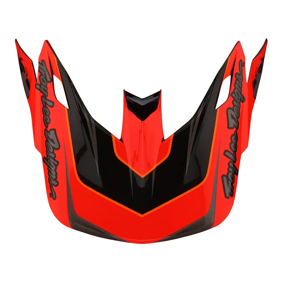 Troy Lee Designs SE5 Saber visiera casco Rocket Red ricambio