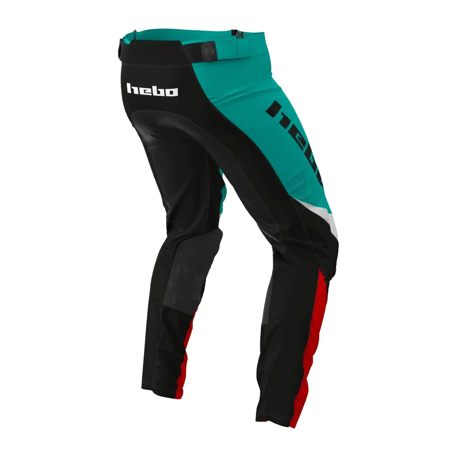 Hebo Scratch Fit pantaloni enduro turchese Cordura