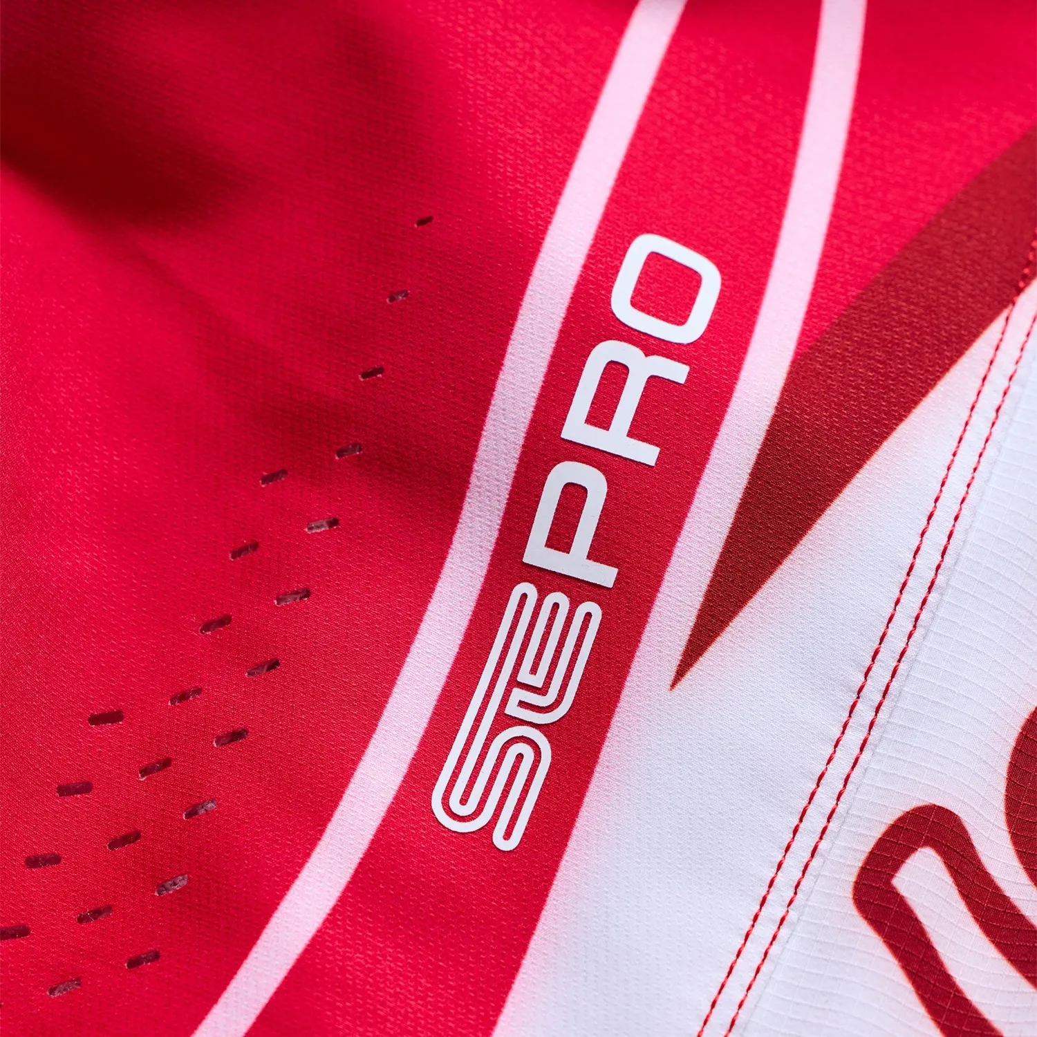 Troy Lee Designs SE Pro Salvo pantaloni moto bimbo rosso bianco