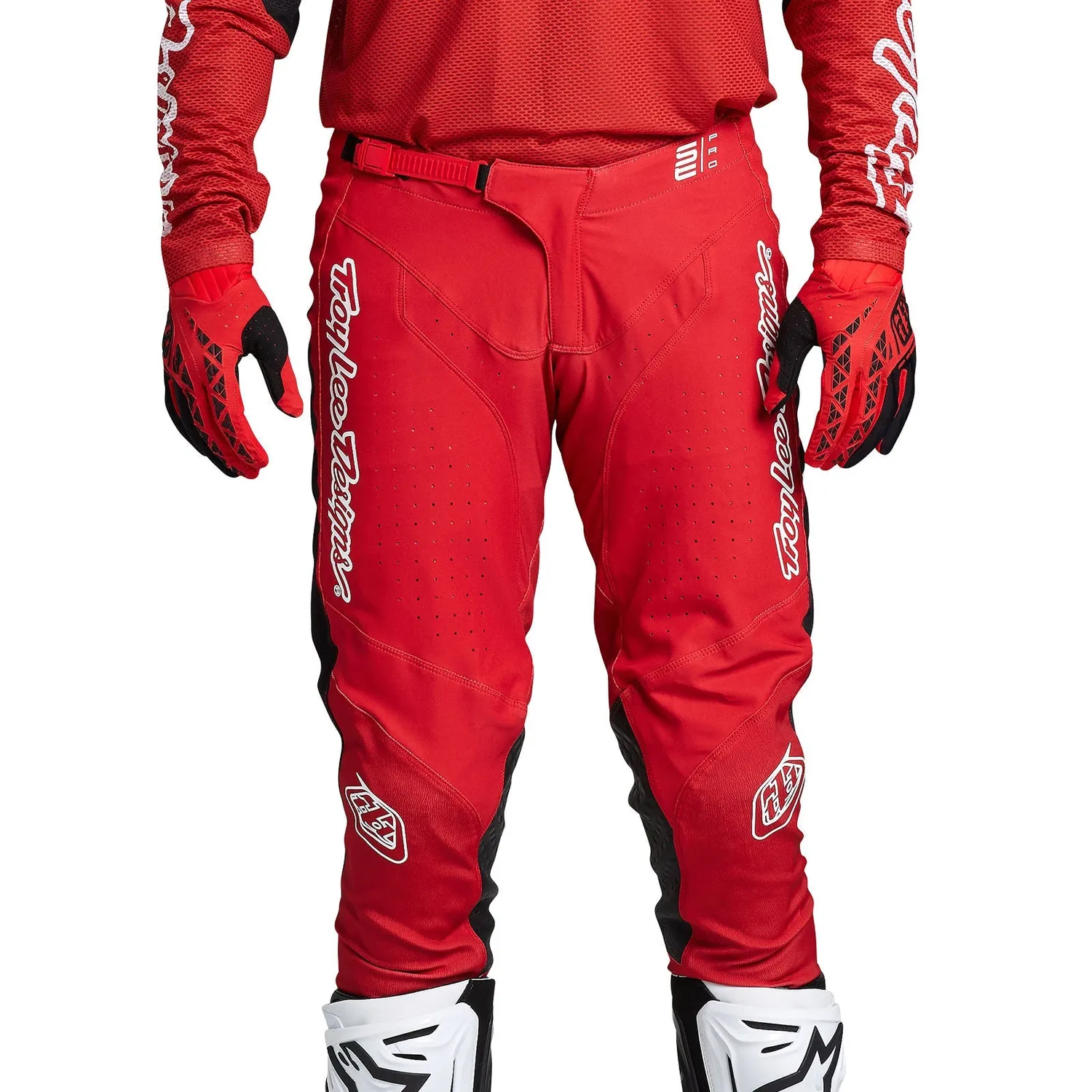 Troy Lee Designs SE Pro Pinned Pantaloni Cross Red