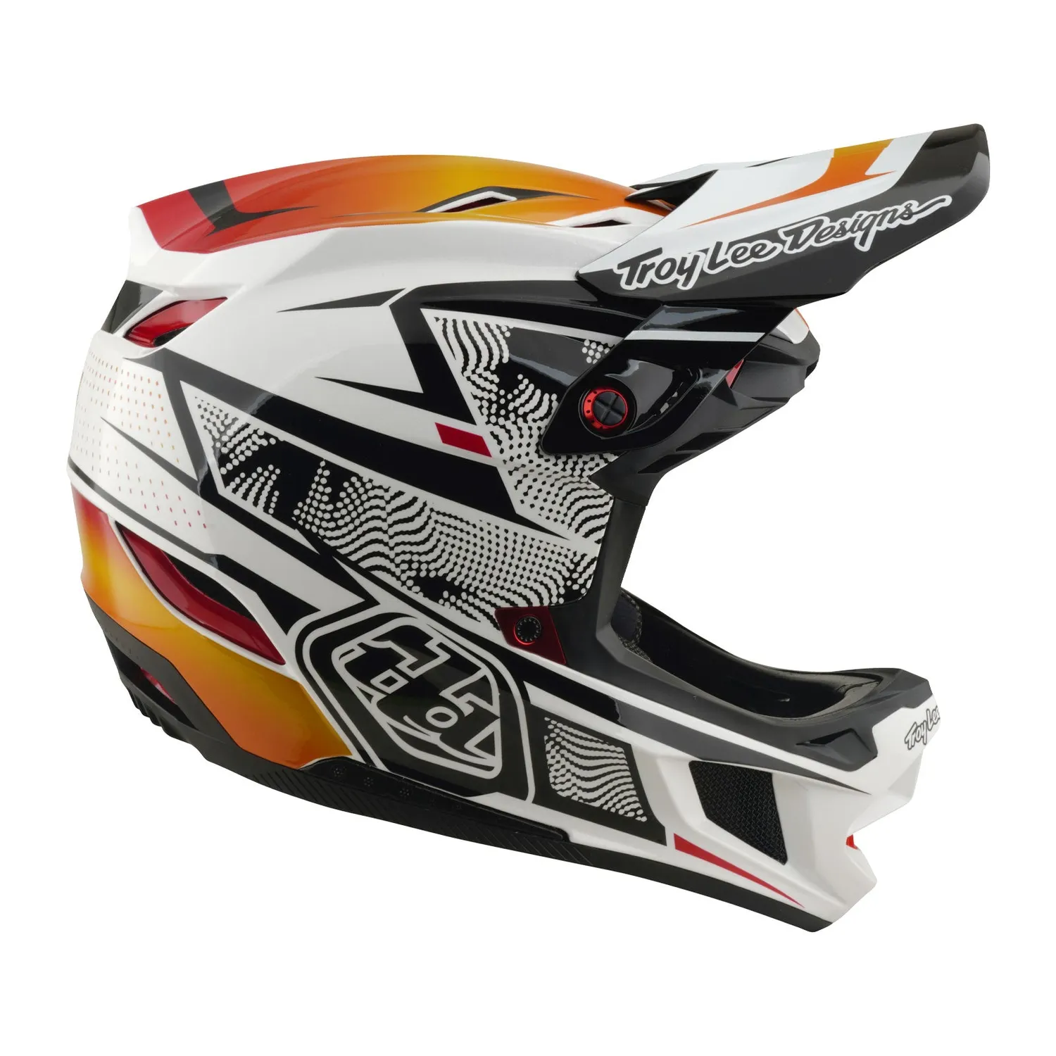 Troy Lee Designs D4 Composite casco bici bianco MIPS