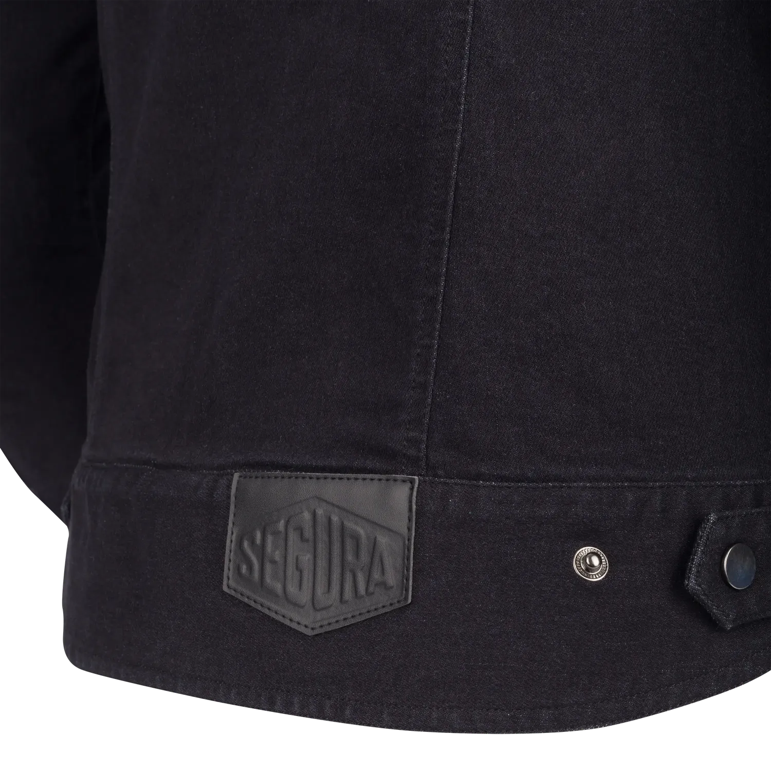 Segura Hunky giacca moto Nero denim Cordura elasticizzato