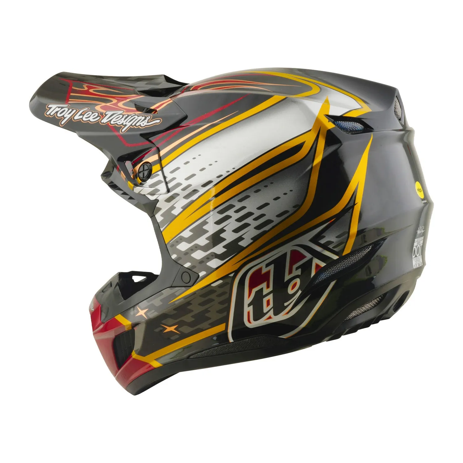 Troy Lee Designs SE5 Composite Wings casco moto nero