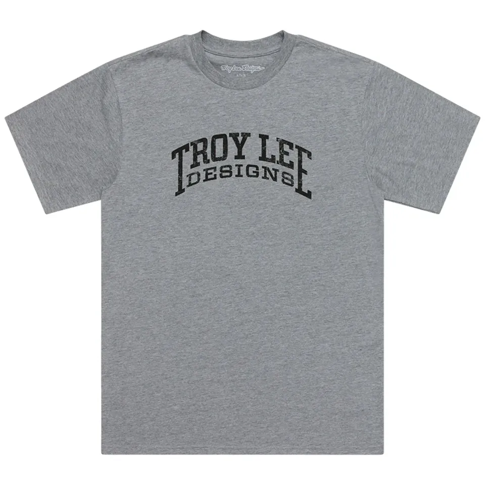 Troy Lee Designs Scholar t-shirt Grey Heather manica corta