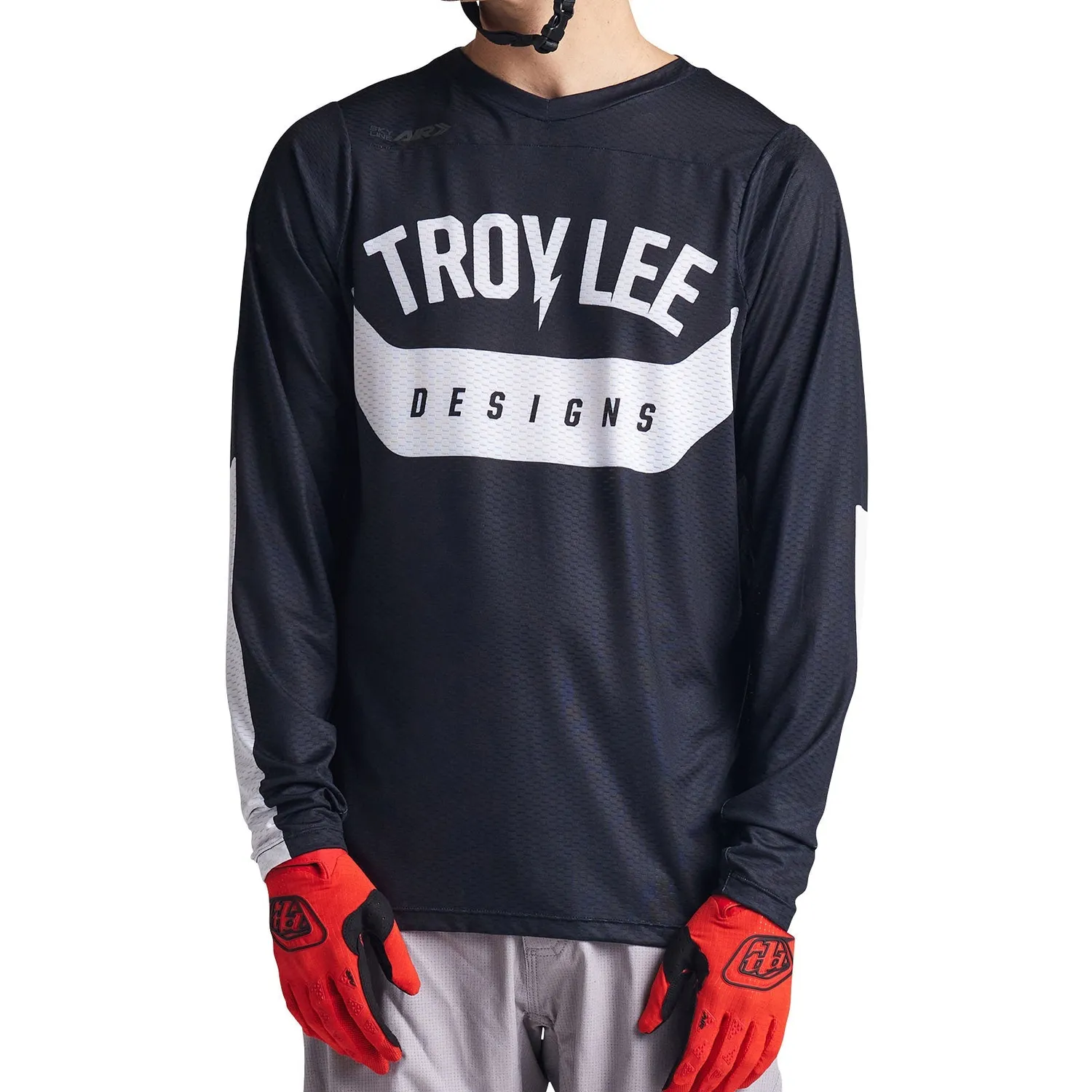 Troy Lee Designs Skyline Air Aircore maglia bici nera manica lunga