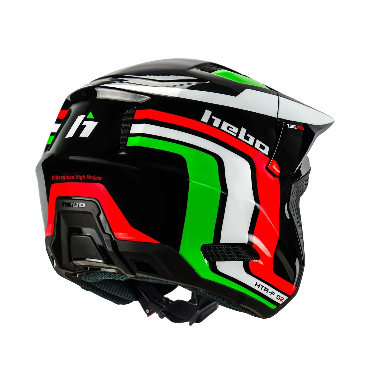 Hebo Zone Pro Classic casco trial bianco ECE 22-06