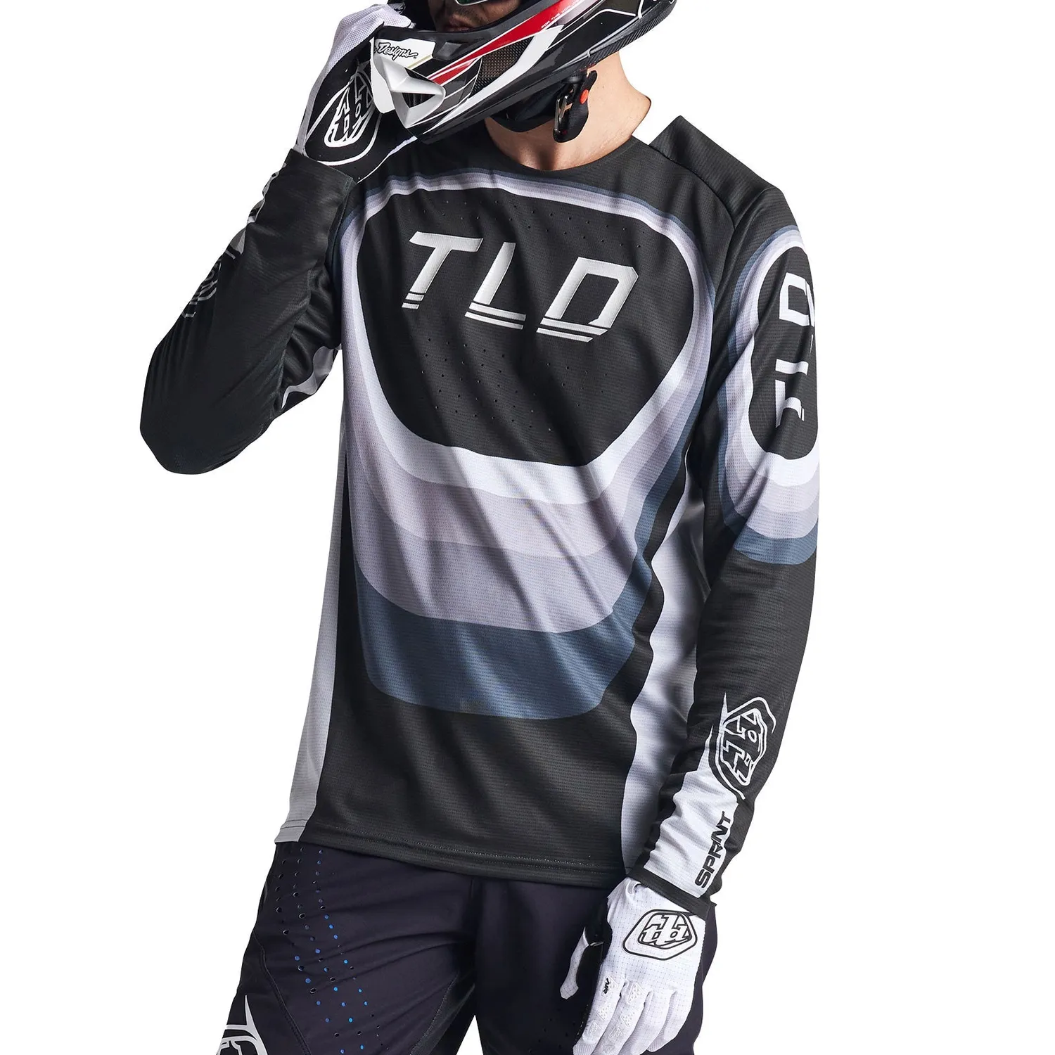 Troy Lee Designs Sprint Reverb Black maglia mtb nera