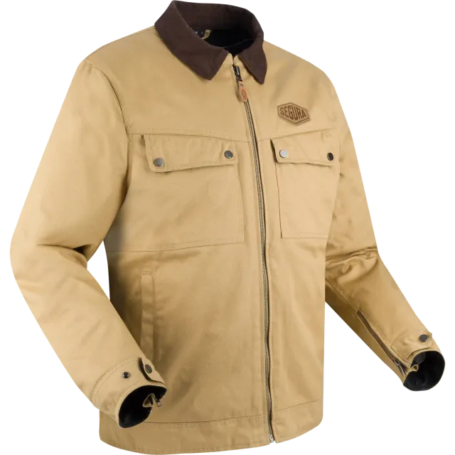 Segura Tampico giacca moto uomo beige traspirante Regular