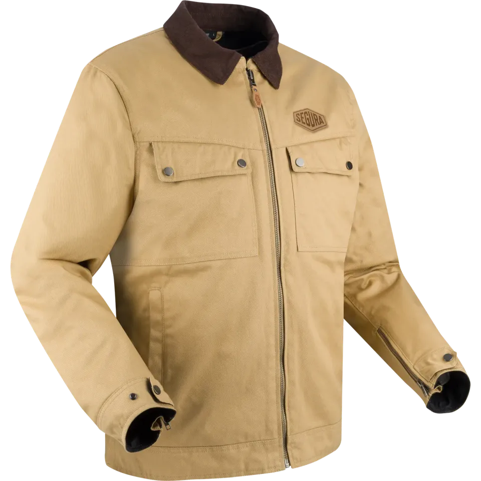 Segura Tampico giacca moto uomo beige traspirante Regular