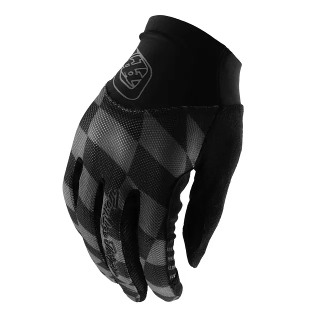 Troy Lee Designs Ace 2.0 Twisted Checkers guanti bici neri donna