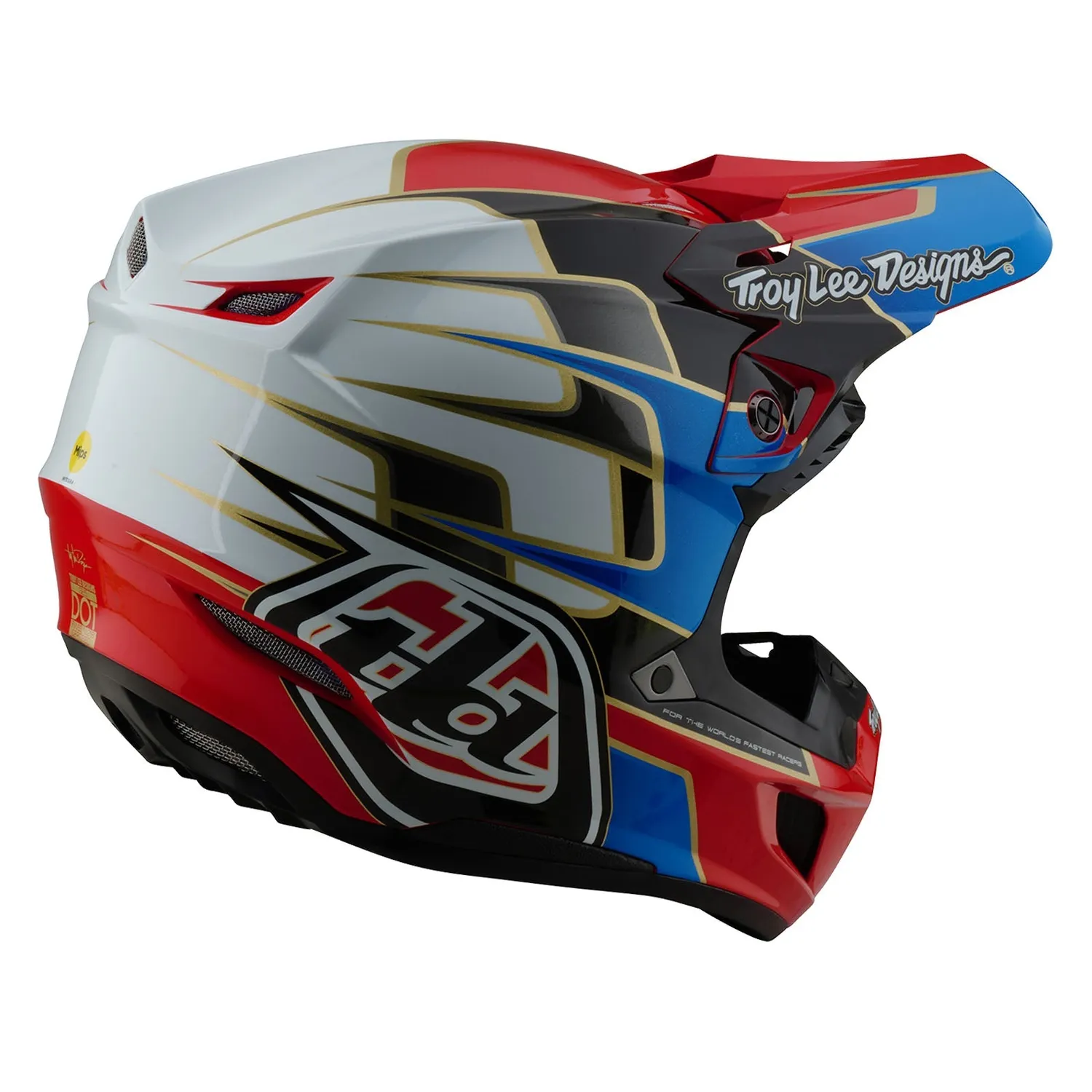 Troy Lee Designs SE5 Composite Casco Cross Rosso MIPS