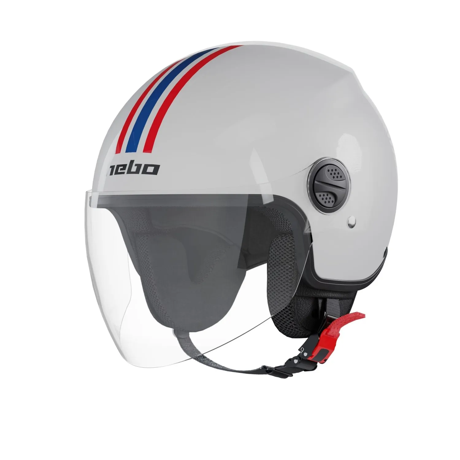 Hebo OF819 Street Two casco jet bianco ECE 22-06