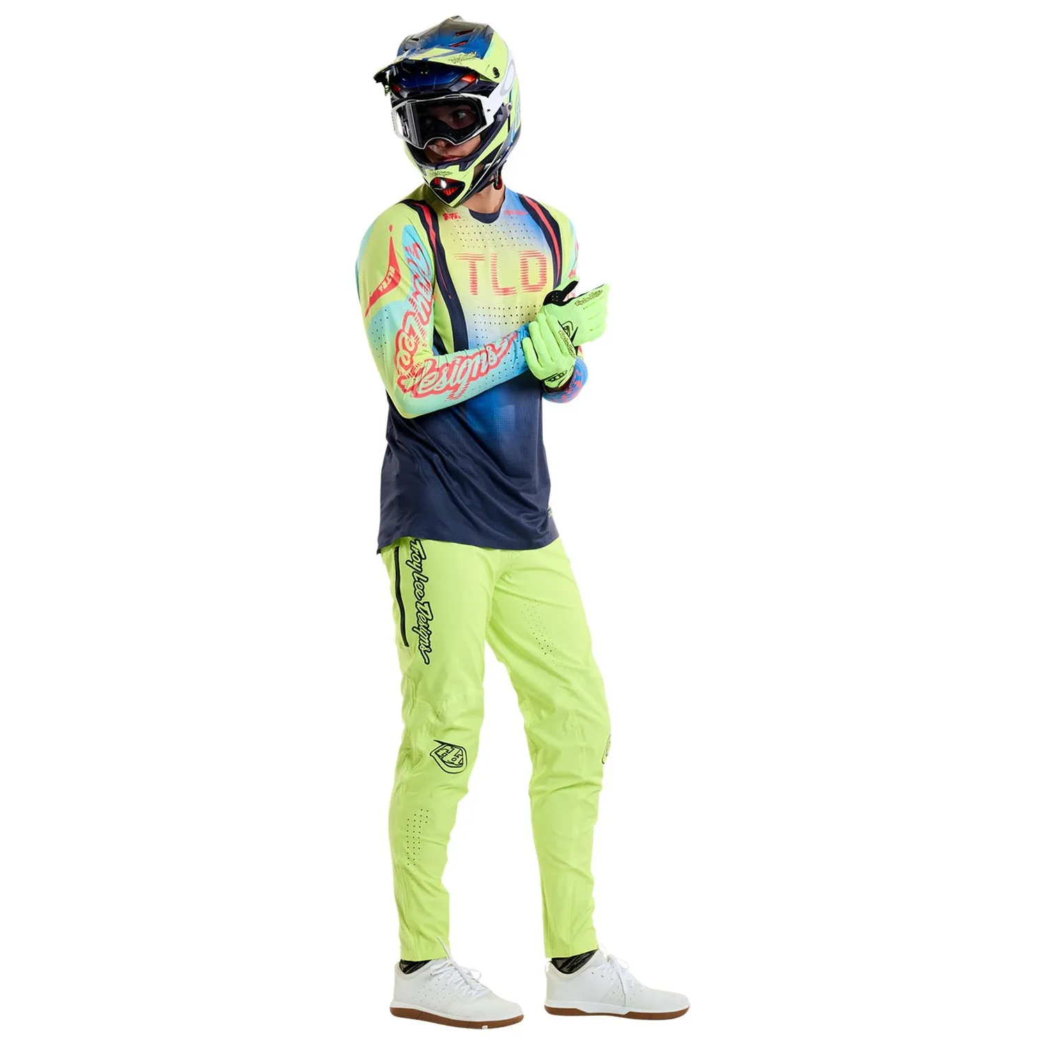 Troy Lee Designs Sprint Ultra Mono pantaloni mtb glo yellow