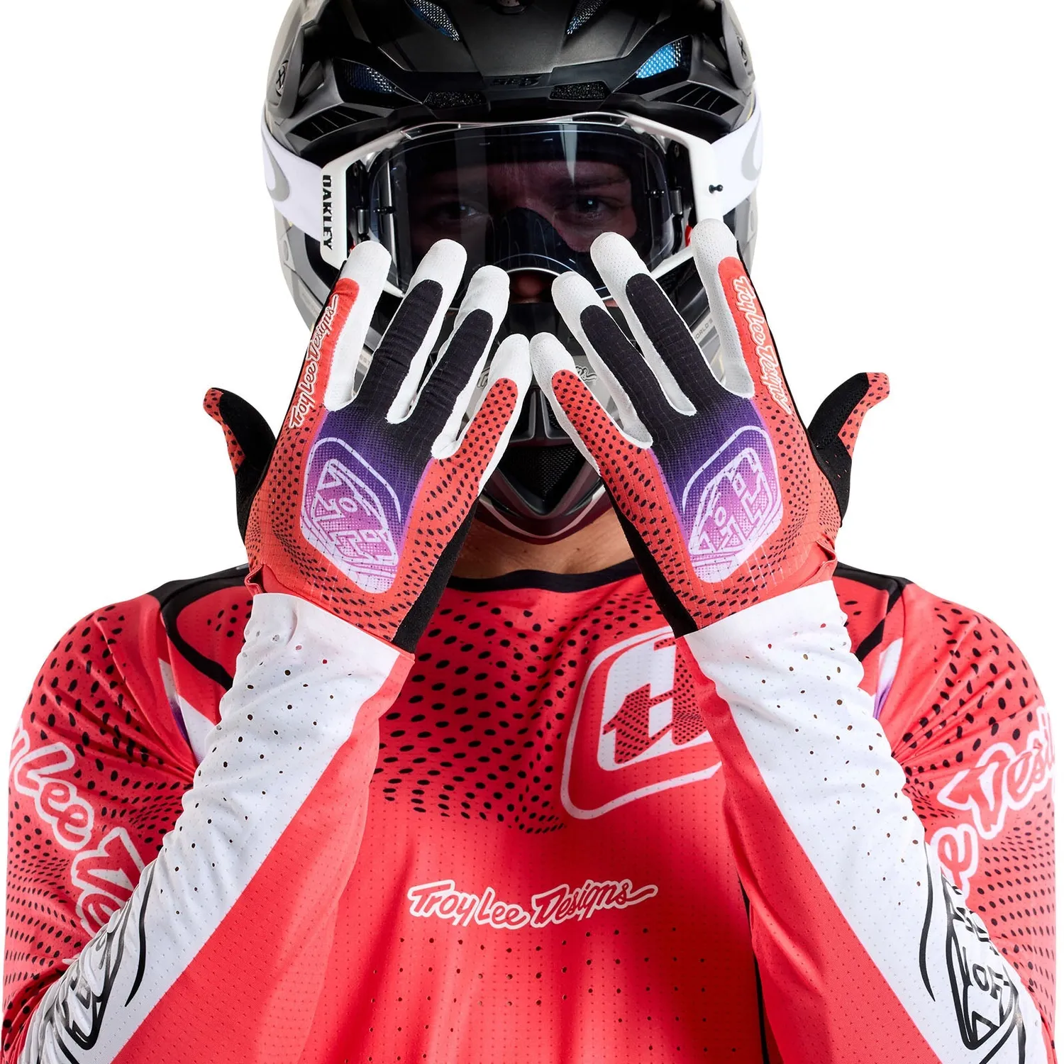 Troy Lee Designs Air Optic Guanti Moto Infra Red