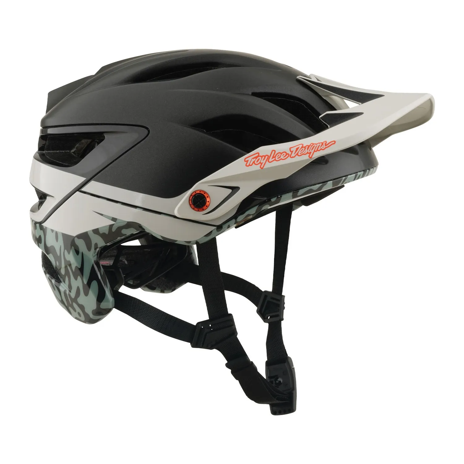 Troy Lee Designs A3 Halo casco mtb charcoal MIPS