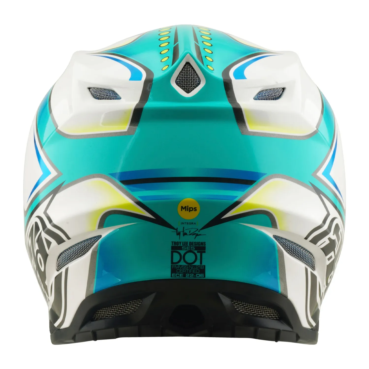 Troy Lee Designs SE5 Composite Crest casco moto MIPS teal