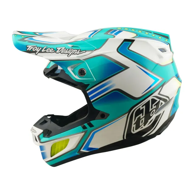 Troy Lee Designs SE5 Composite Crest casco moto MIPS teal