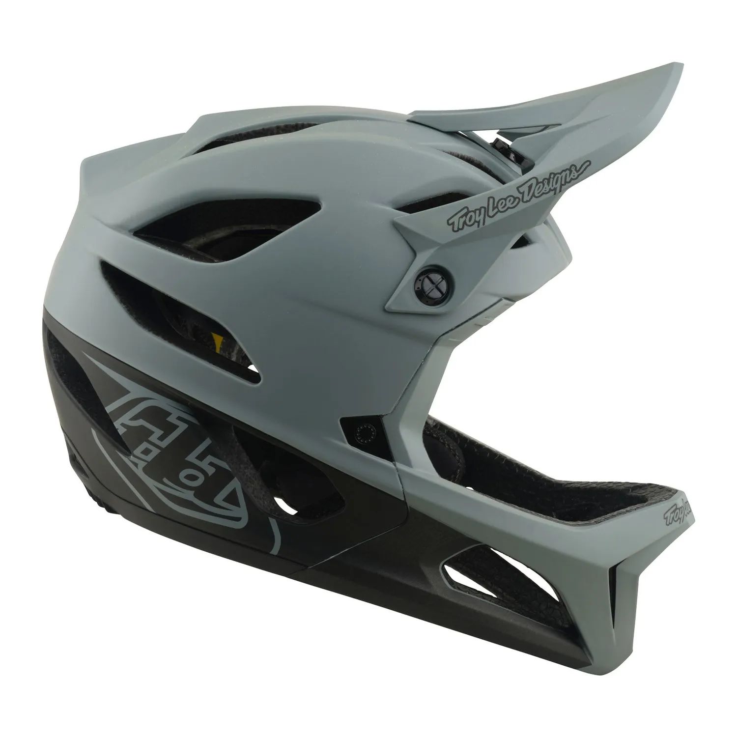 Troy Lee Designs Stage Drone casco full face grigio