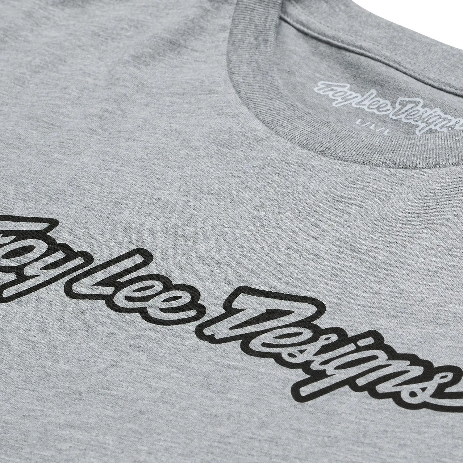 Troy Lee Designs Signature T-Shirt Uomo Grey Heather leggera