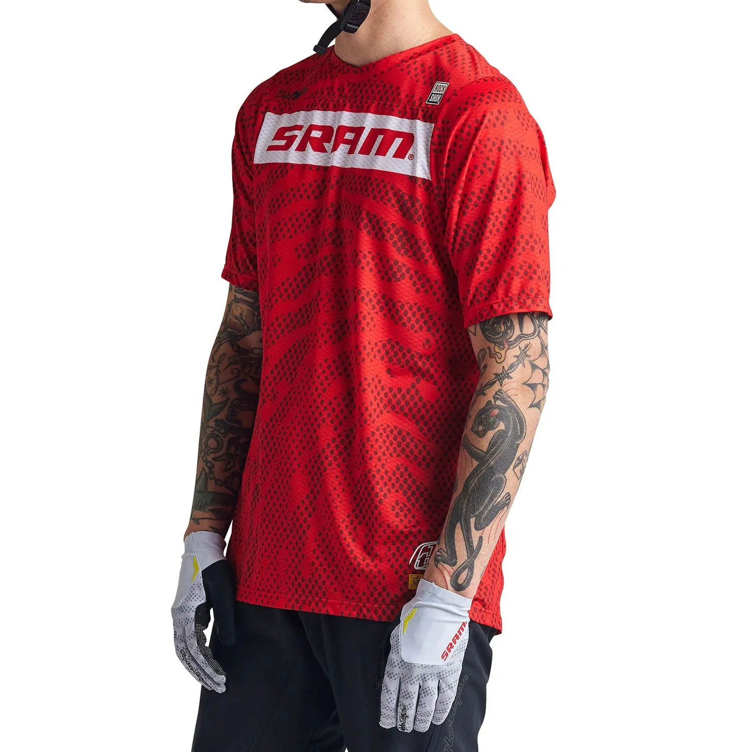 Troy Lee Designs Skyline Air maglia mtb rossa SRAM Roots