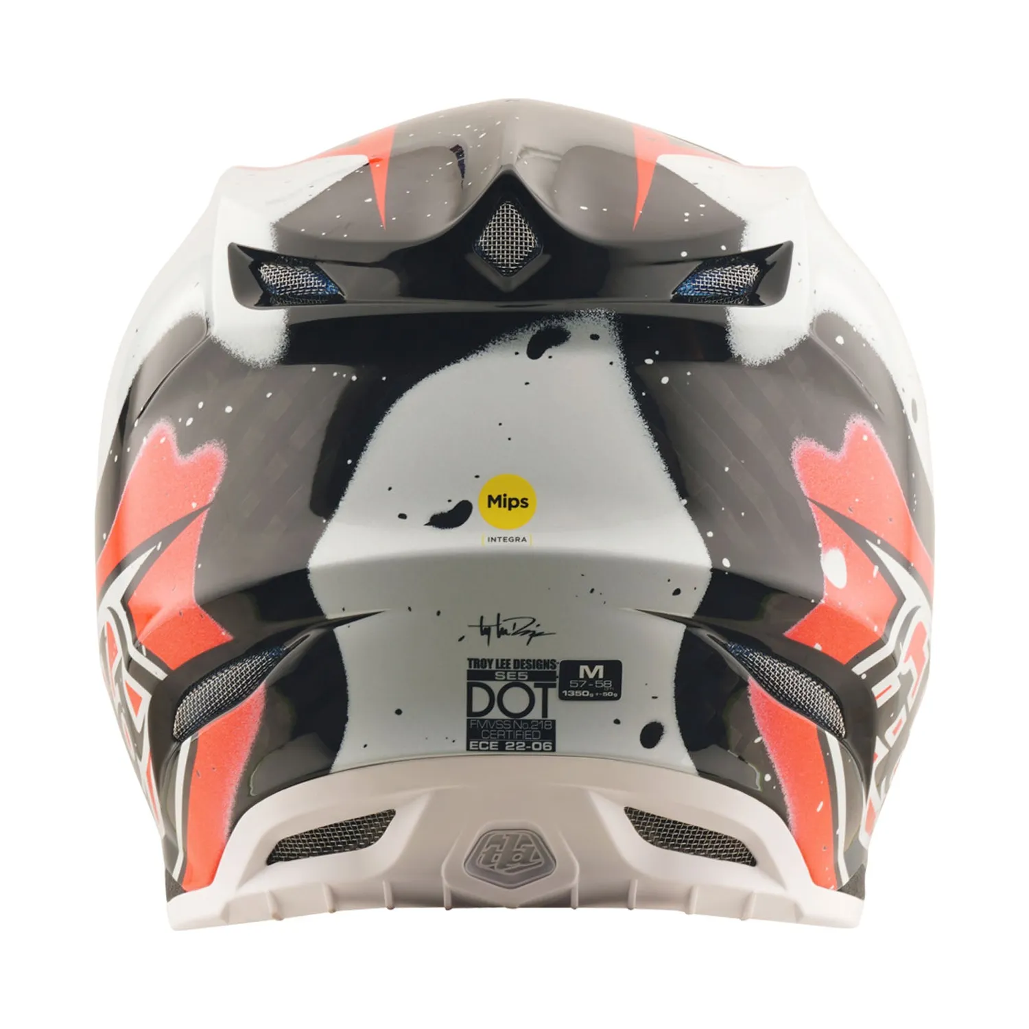 Troy Lee Designs SE5 Carbon casco Black Red MIPS