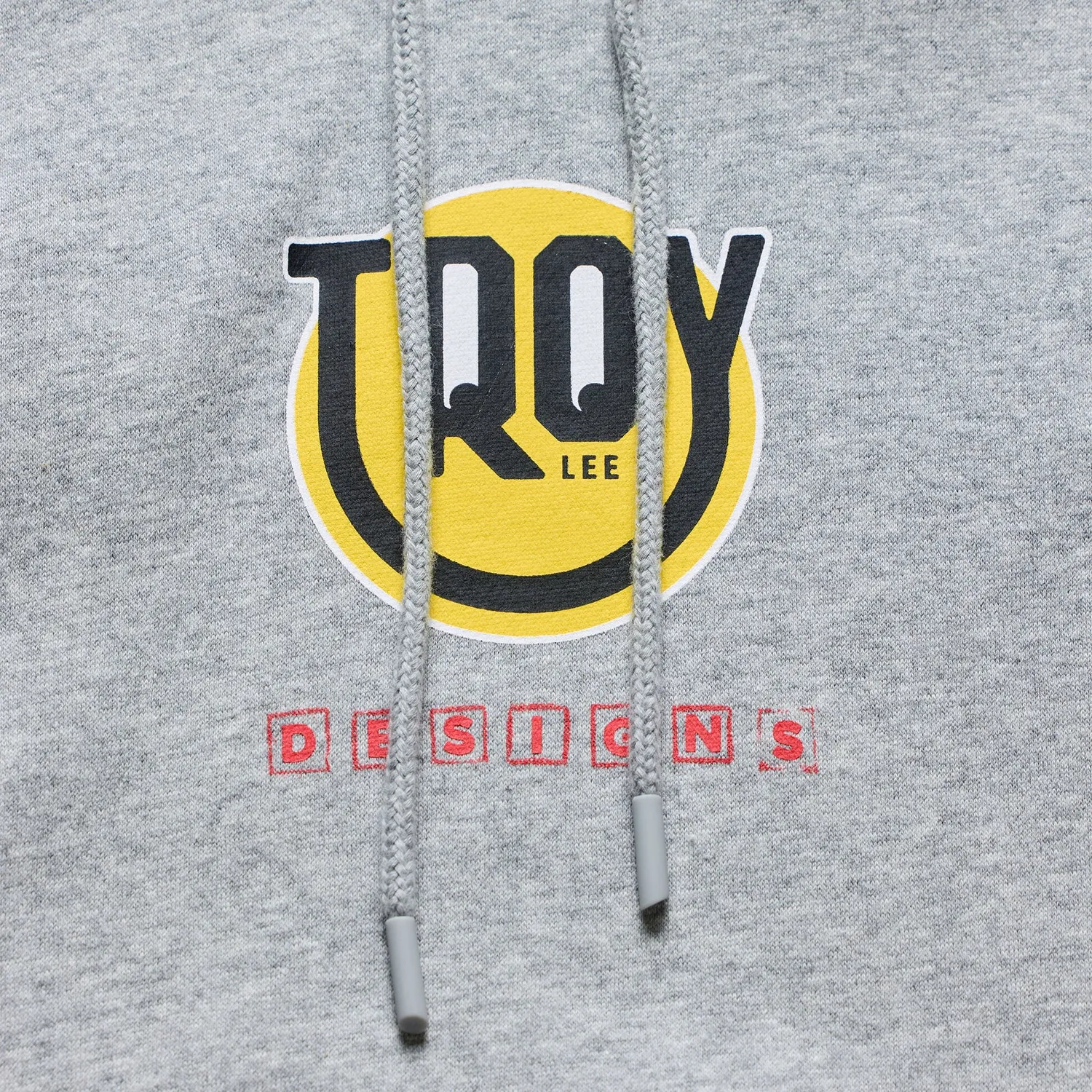 Troy Lee Designs Happy Dayz felpa cappuccio grigio heather calda