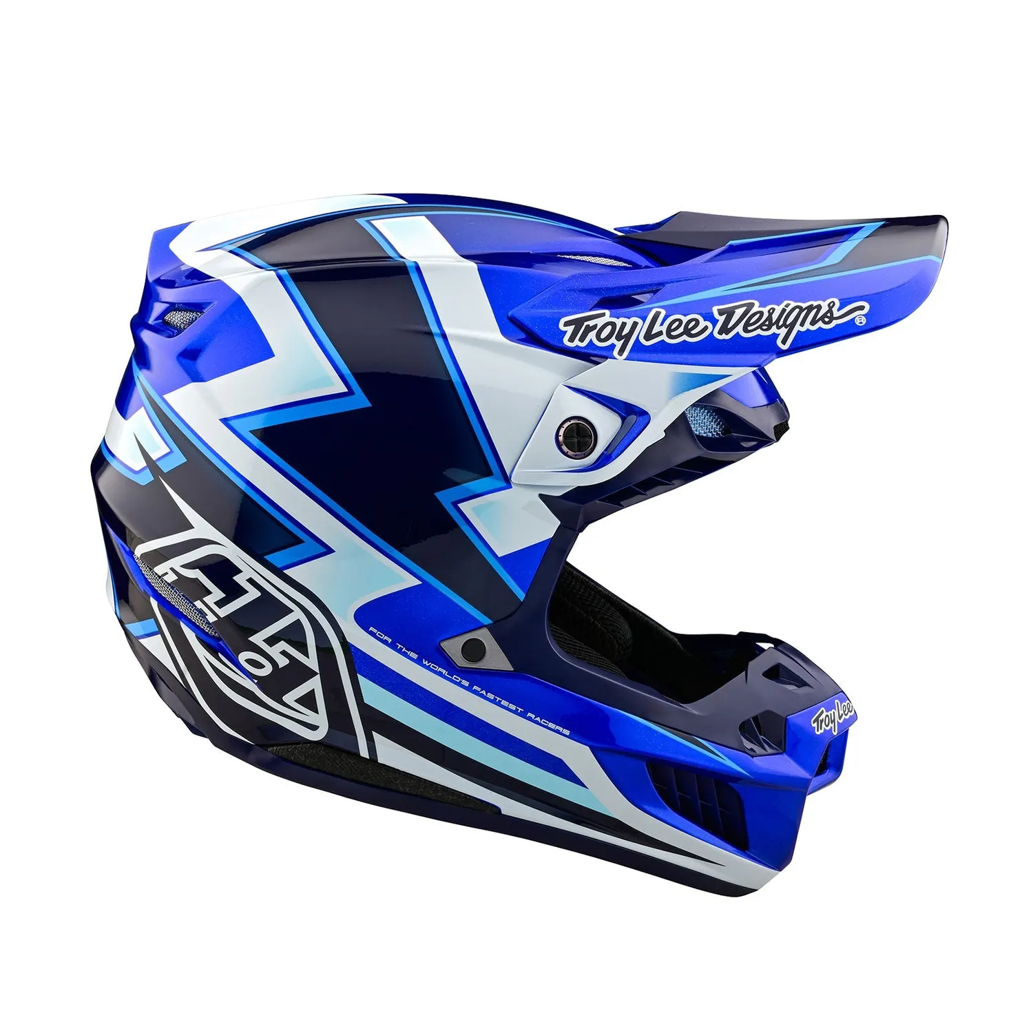 Troy Lee Designs SE5 Composite Casco Moto Ever Blue MIPS