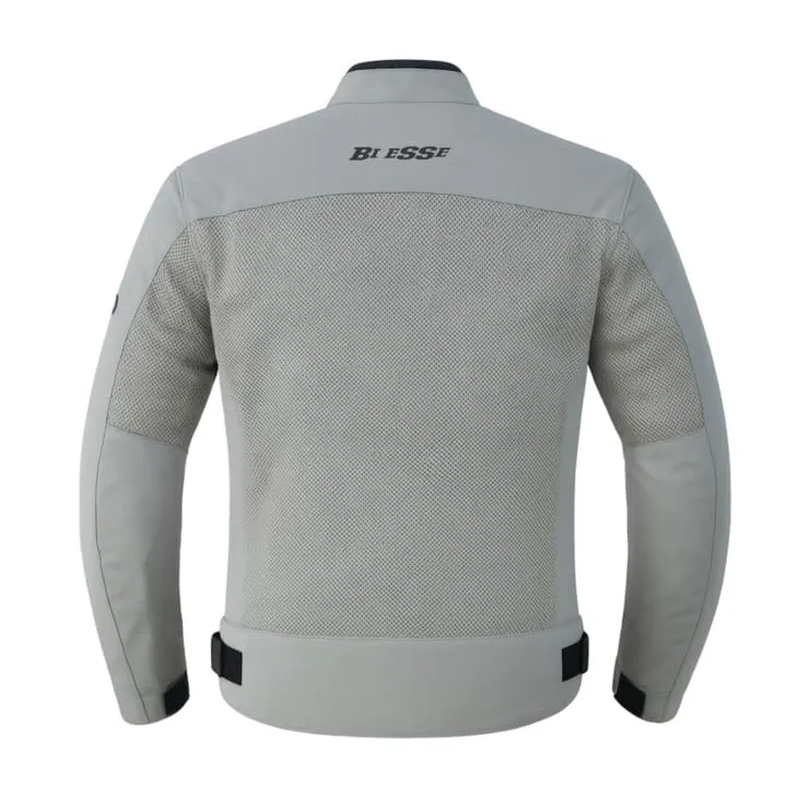 Bi Esse Giacca Moto Estiva Traforata XS Grigio