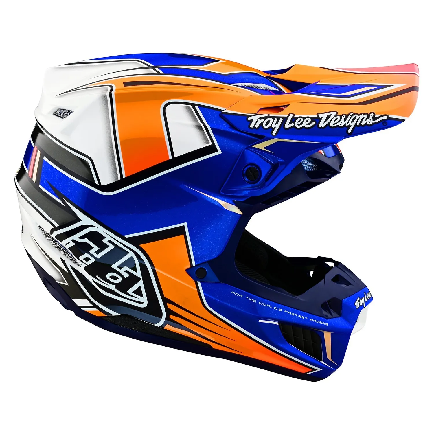 Troy Lee Designs SE5 Composite casco cross blu MIPS