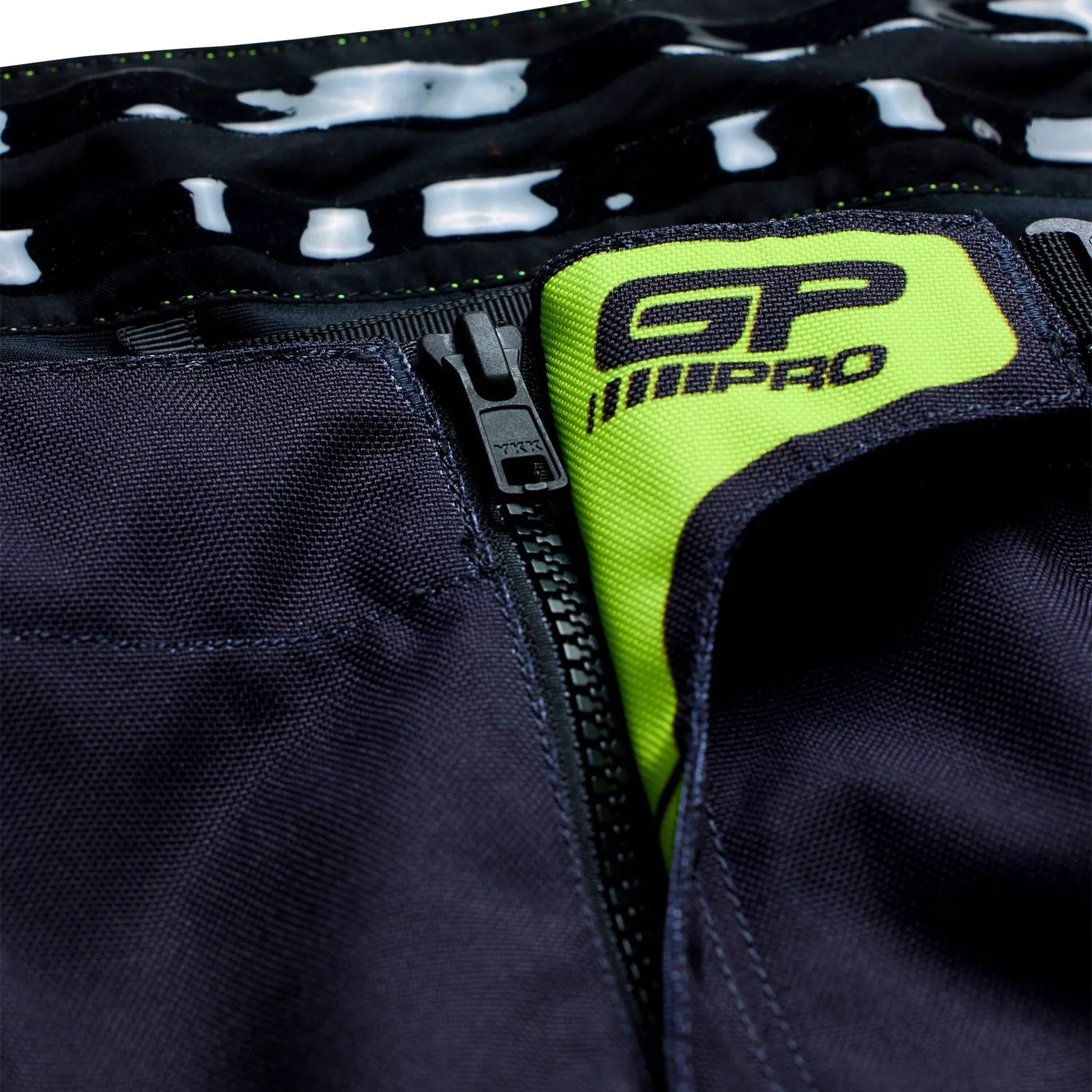 Troy Lee Designs GP Pro Stagger pantaloni cross grigio giallo