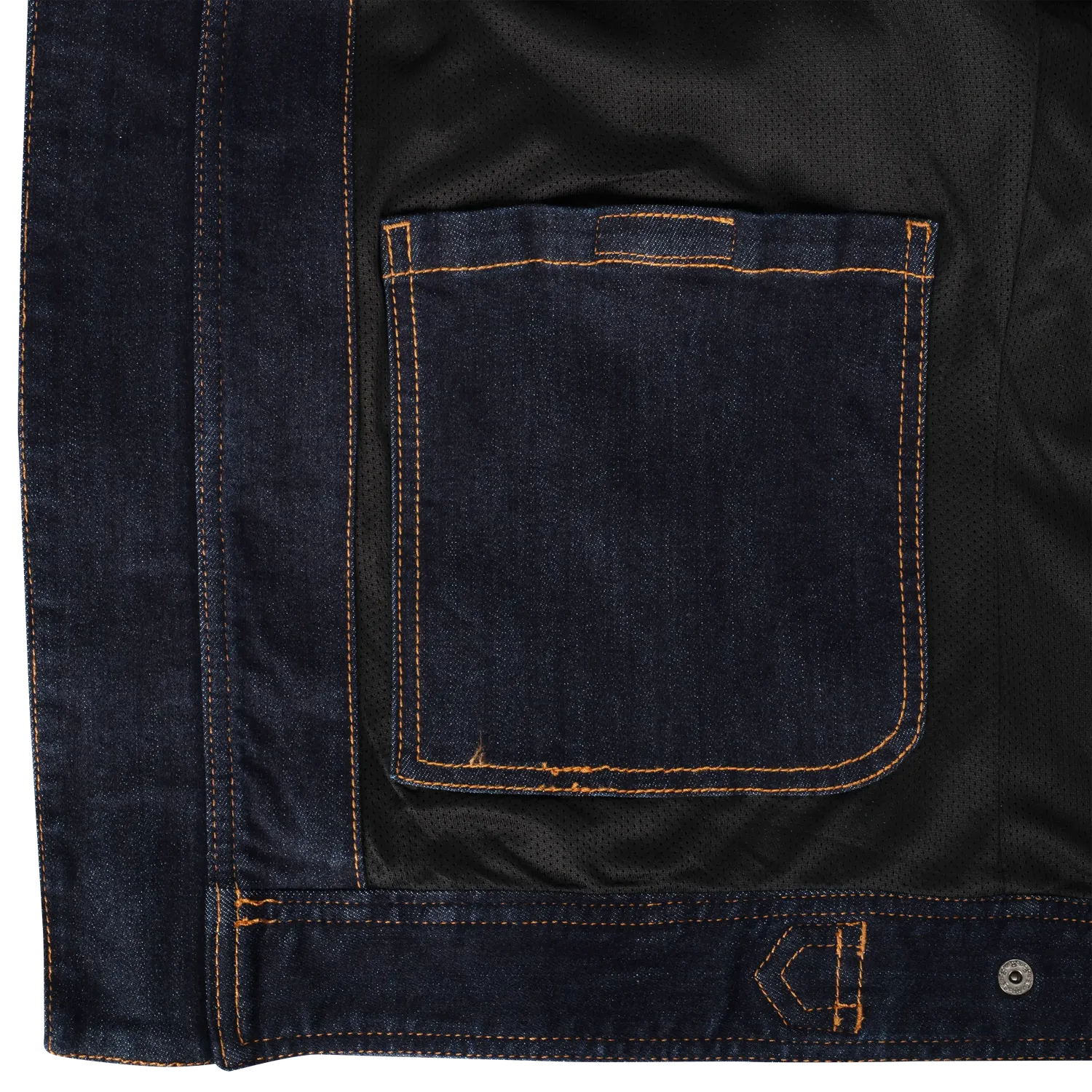 Segura Sunny giacca moto uomo blu denim