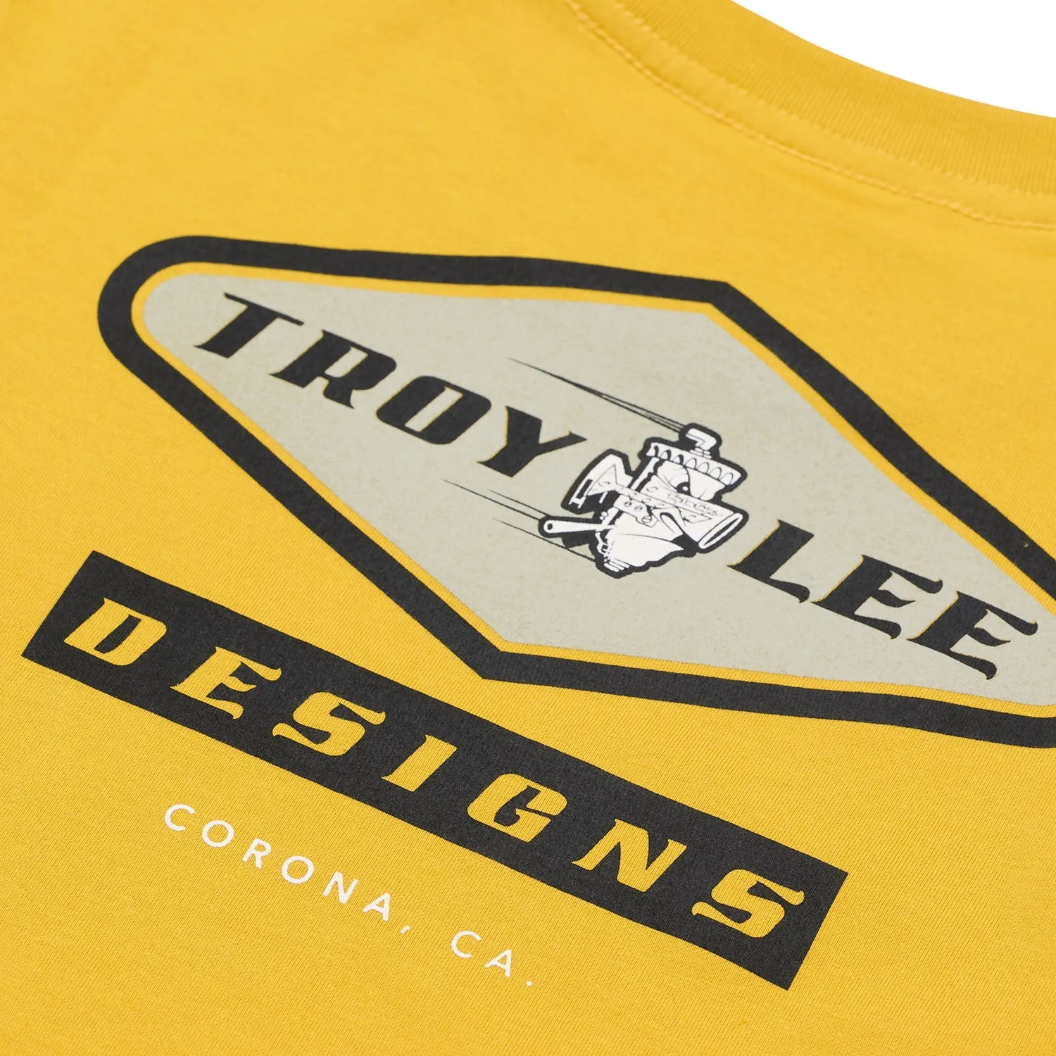 Troy Lee Designs Carb Golden t-shirt bambino gialla leggera
