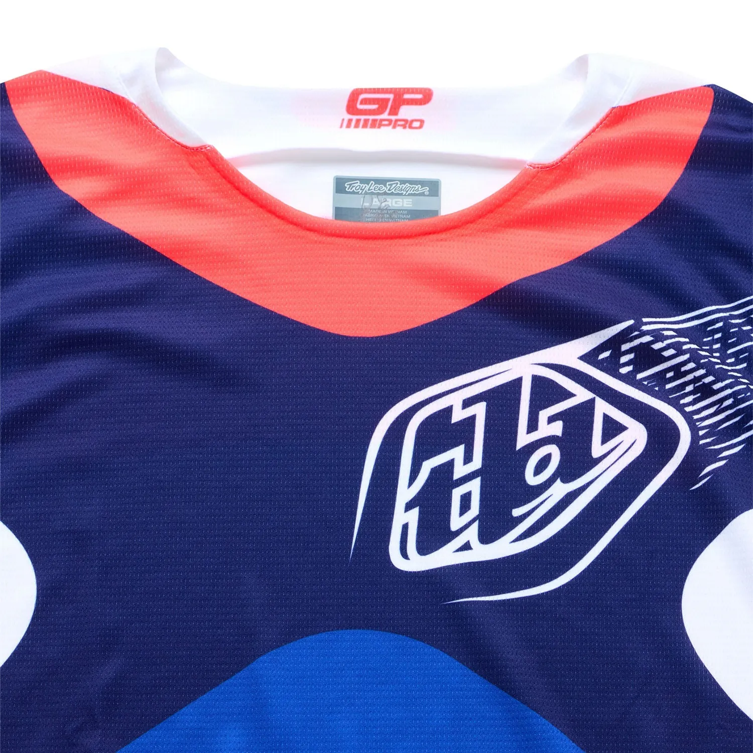 Troy Lee Designs GP Pro Frames maglia moto Navy White traspirante