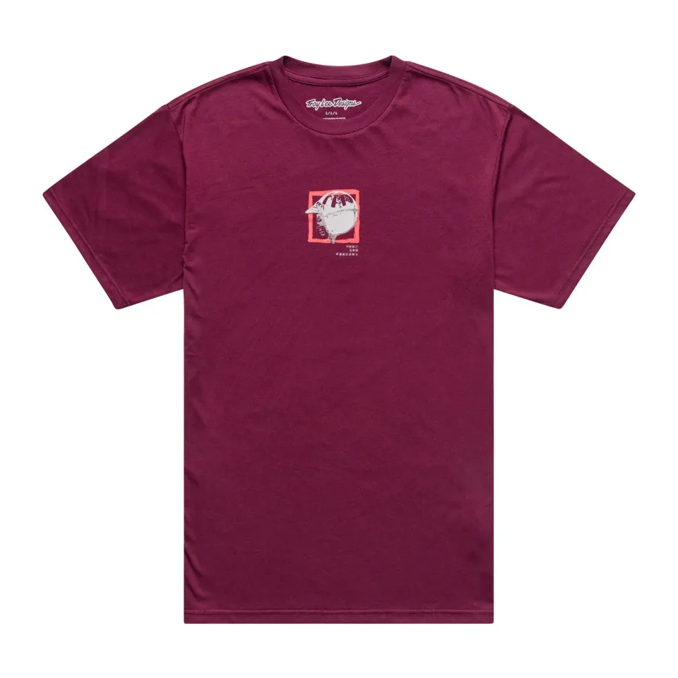Troy Lee Designs Portrait maglietta uomo sangria cotone
