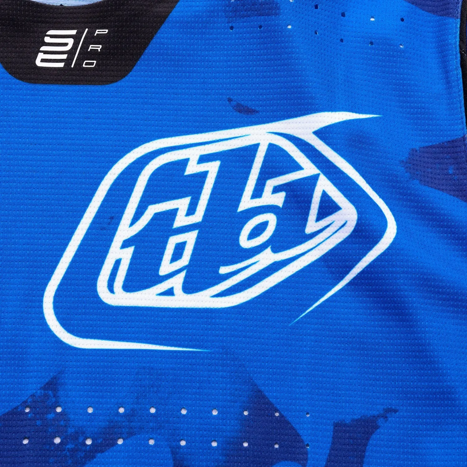 Troy Lee Designs SE Pro Blotted maglia moto blu leggera XXL