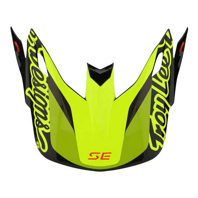 Troy Lee Designs SE5 Omega visiera ricambio black flo yellow