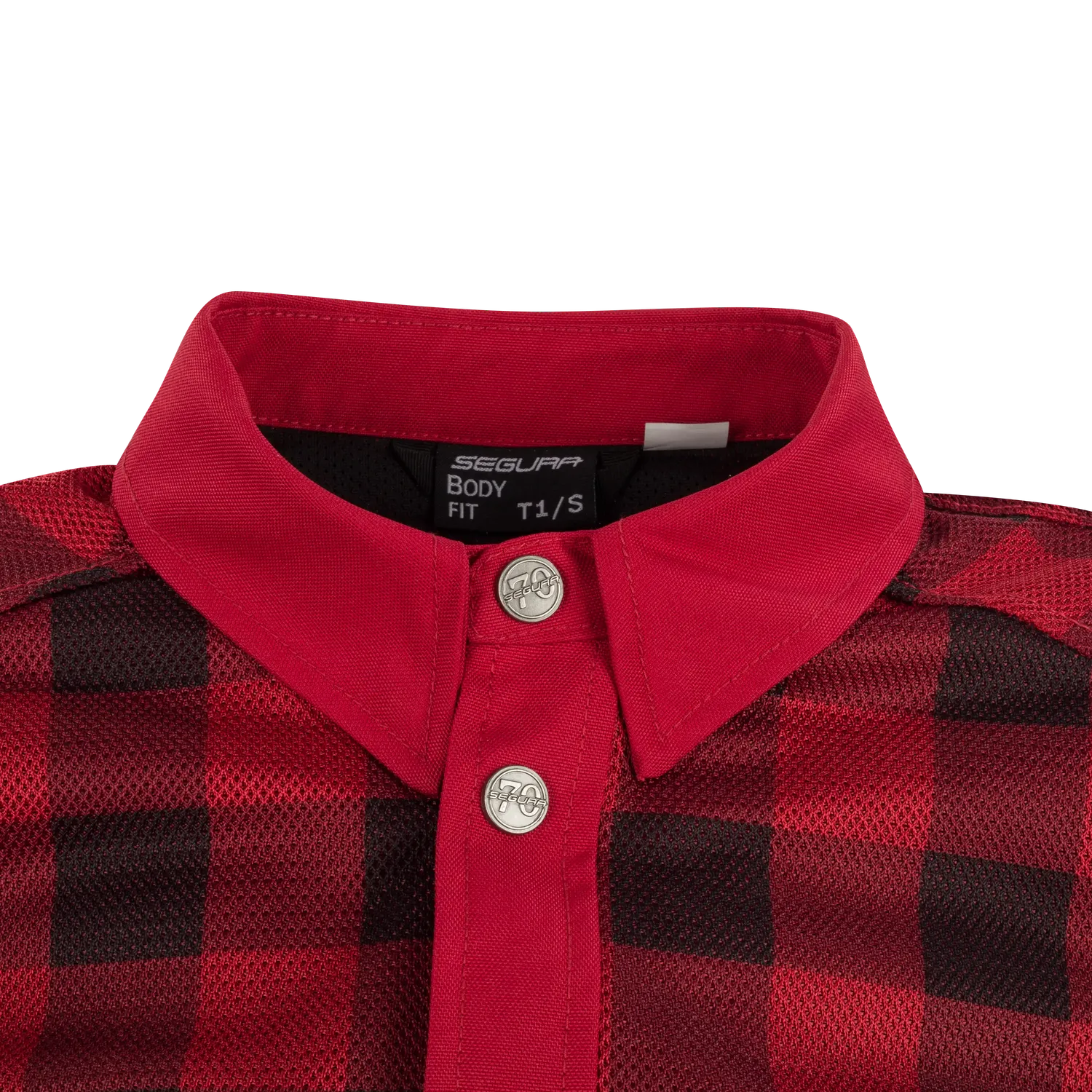 Segura Lady Jovan sopracamicia moto nero rosso