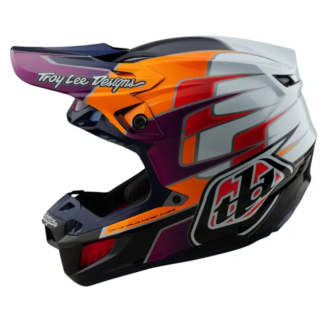 Troy Lee Designs SE5 Carbon MIPS casco cross blu navy
