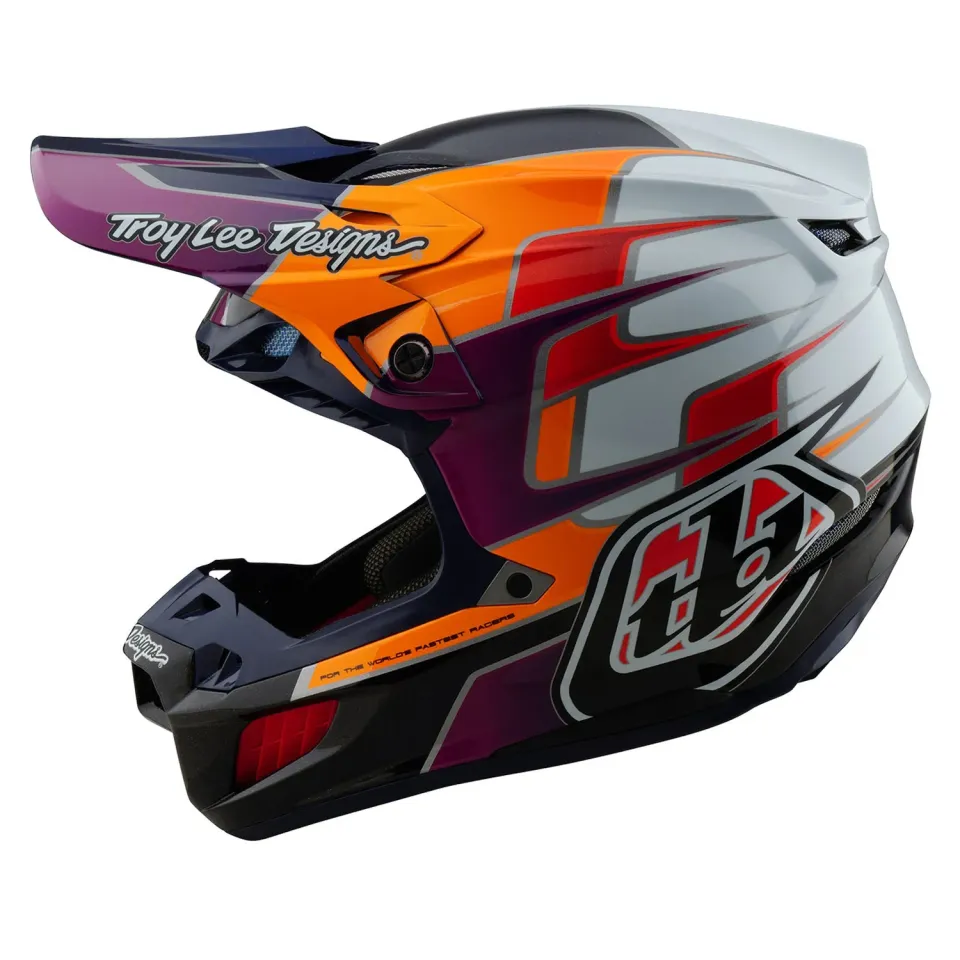 Troy Lee Designs SE5 Carbon MIPS casco cross blu navy
