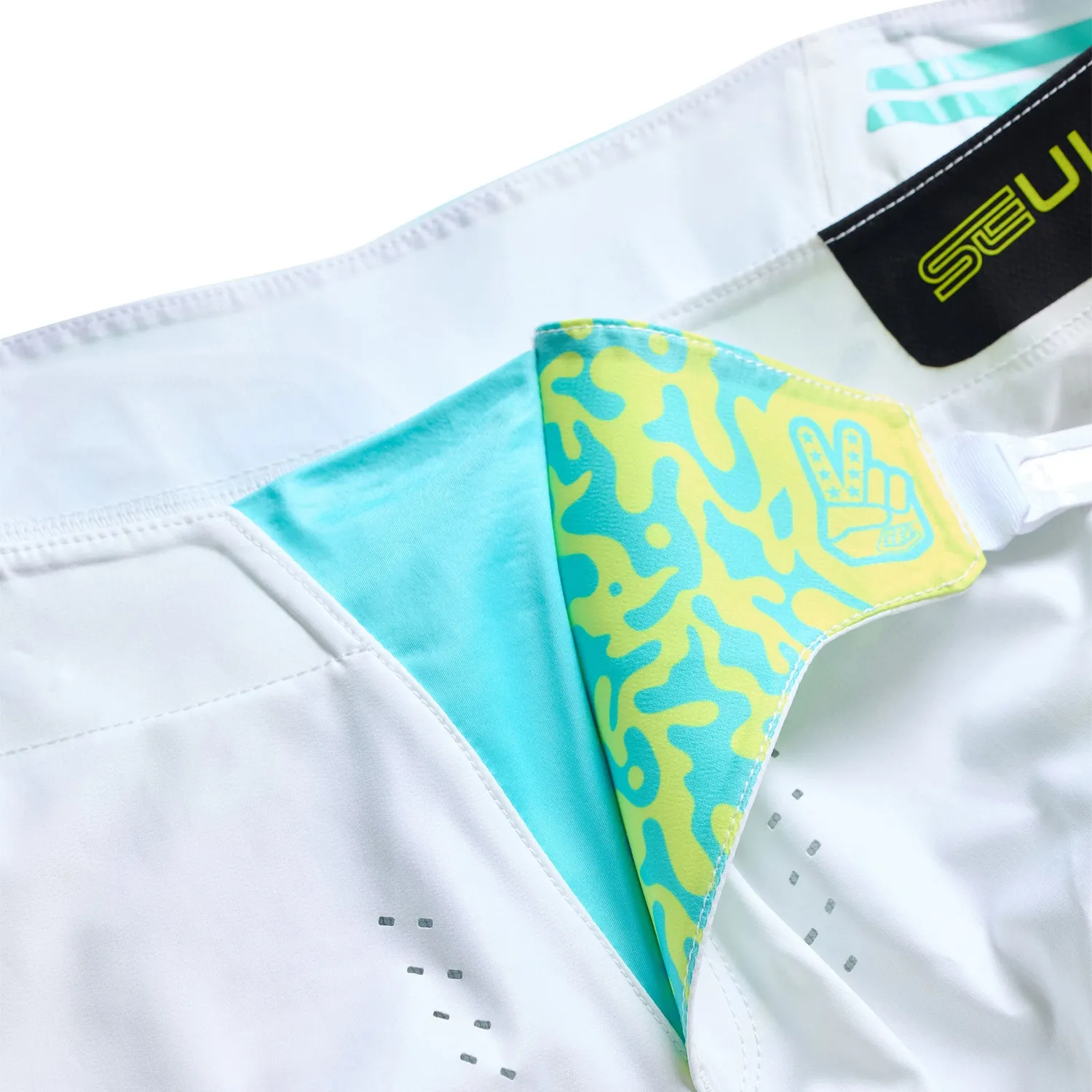 Troy Lee Designs SE Ultra Vision pantaloni moto bianco carbon